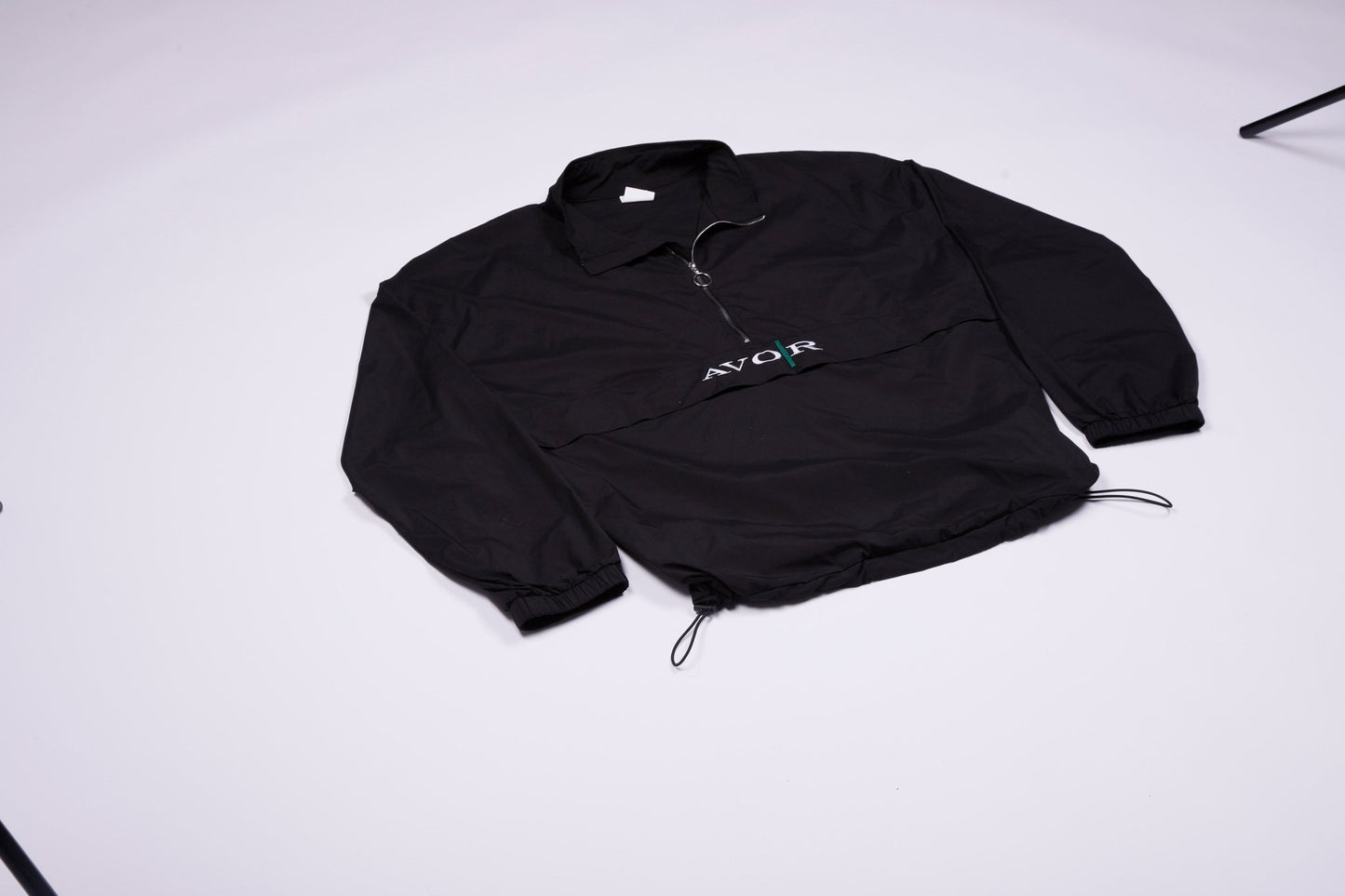 Avoir Unisex Black Quarter Zip - Black - Avoir L'espoir