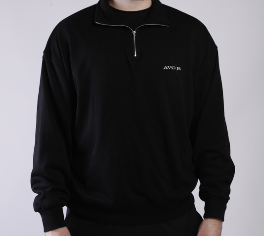 Black Quarter Zip