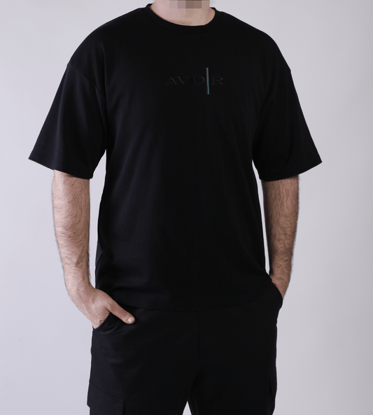 Avoir Unisex Black T-Shirt - Oversized - Avoir L'espoir