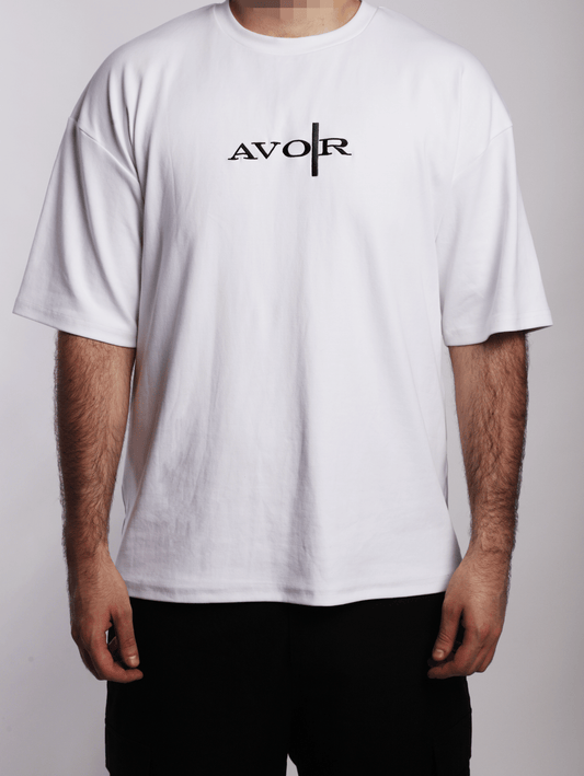 Avoir Unisex White T-Shirt - Oversized - Avoir L'espoir
