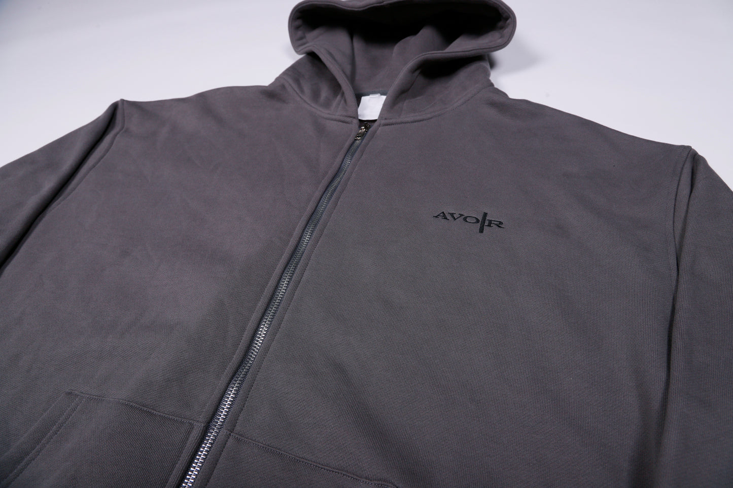 Grey Zip Up Hoodie
